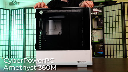 How to open the side panel on the Amethyst 360M 