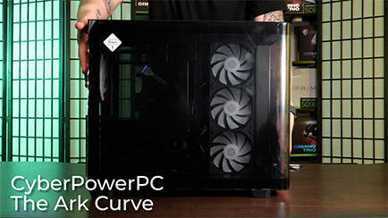 How to open the side panel on the Ark Curve