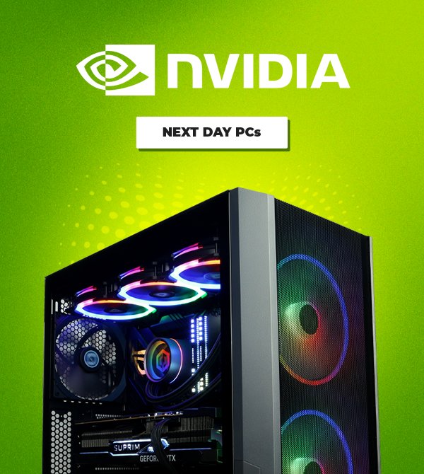 Prebuilt Gaming PCs for Next Day Delivery Five Year Warranty